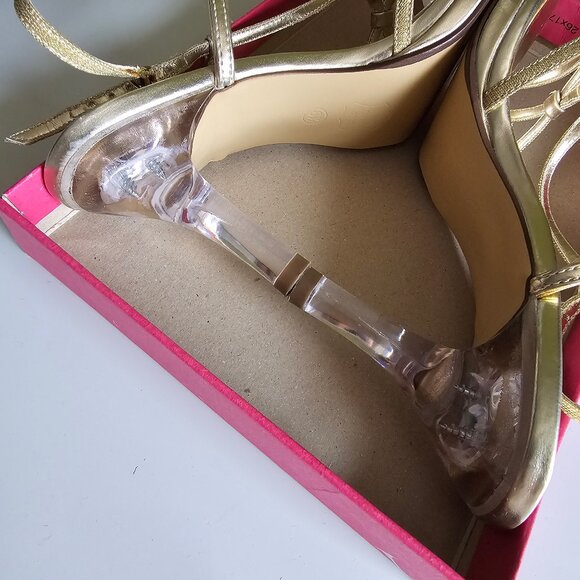 Nine West Heels - Gold-toned - Sz 6.5 - Picture 7 of 11